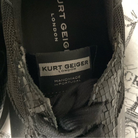 Kurt Geiger Black Minimalist Sneakers - Picture 5 of 8